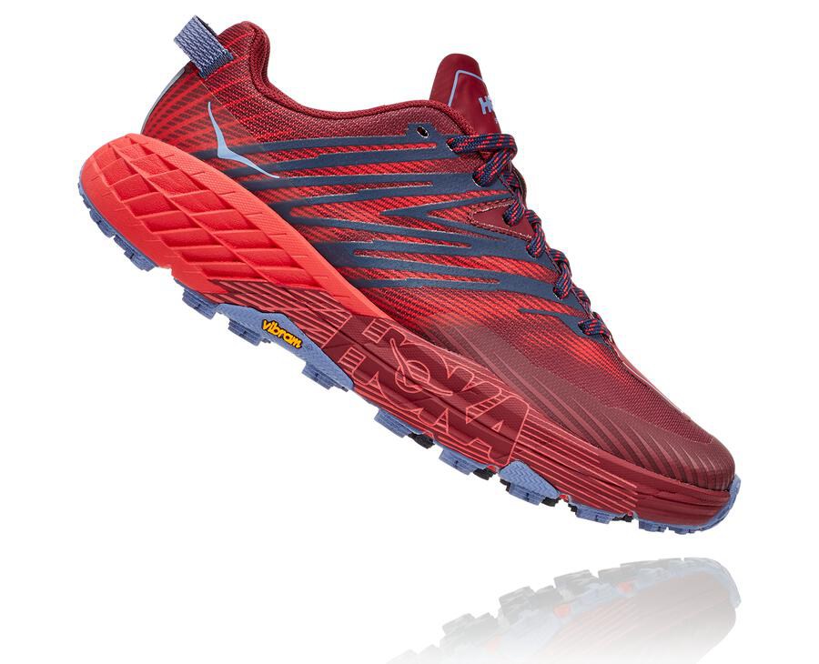 Hoka One One Trailsko Dame - Speedgoat 4 - Rød - 204587QET